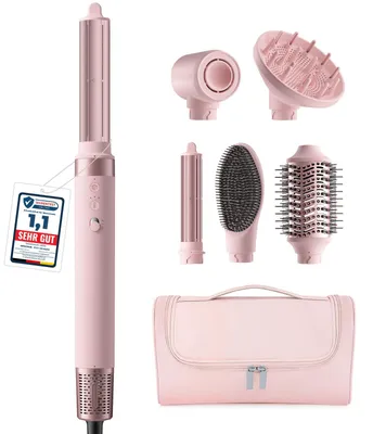 Productafbeelding van MESCOMB Airstyler 6-in-1, föhn met automatische krulspelden, ionische föhn met diffuser