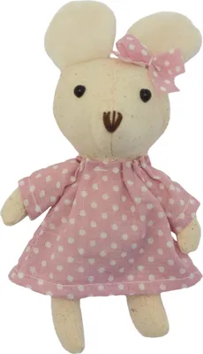 Produktbild von Miniatur-Maus "Mädchen", Rosa, ca. 14 cm