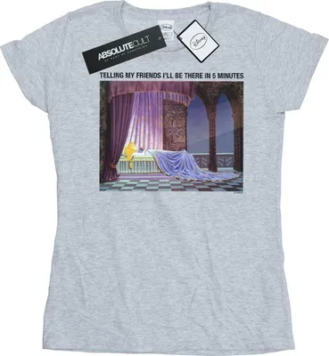 Produktbild von Disney - "Sleeping Beauty I'll Be There In 5" T-Shirt für Damen BI15357 (XXL) (Grau)
