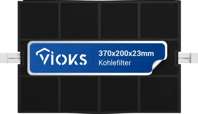 Produktbild von Aktivkohlefilter 370x210mm passend wie Balay 00351210 Kohlefilter für Dunstabzugshaube