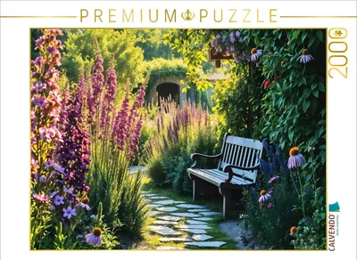Produktbild von CALVENDO Puzzle Der Weg ins Blütengeheimnis | 2000 Teile Lege-Größe 90x67cm Foto-Puzzle für glückliche Stunden