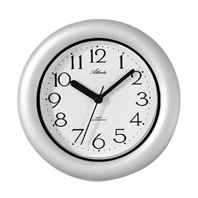 Produktbild von Atlanta Wanduhr, Quartz, Ø 17 cm , 454-4