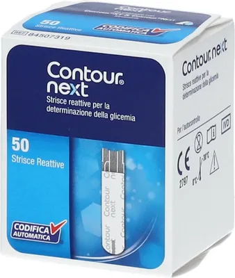 Image de Bandelettes réactives Contour Next pour la mesure de la glycémie - Diabète - 50 bandelettes - Accessoires de mesure