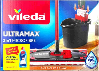 Produktbild von Vileda Bodenwischer Wischer ULTRAMAX 2in1 Komplettset