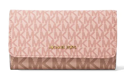 Produktbild von Michael Kors Portemonnaie Tri Fold Puderrosa Multi