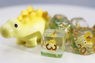 Produktbild von Foam Brain Games Würfelset Stegosaurus für Rollenspiele