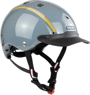Image de Casco Casque d'équitation Casque de ski Casque de vélo Nori Enfants Cheval porte-bonheur gris, Taille:S