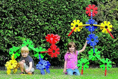Produktbild von Polydron Riesen Octoplay Set 2  40 Teile Steckspiel Konstruktionsmaterial