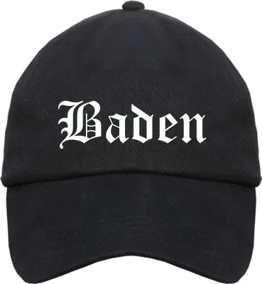 Produktbild von Baden Cappy - Altdeutsch bedruckt - Schirmmütze Cap Einheitsgröße Schwarz
