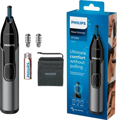 Produktbild von Nose trimmer Series 3000 Nasenhaar-, Ohrenhaar- und Augenbrauentrimmer mit PrecisionTrim-Technologie