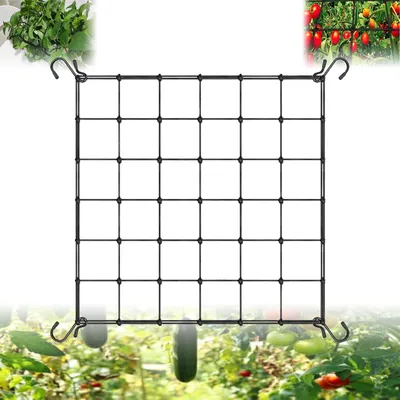 Obrázok produktu pre Elastická sieť pre rastliny 90x90 cm, flexibilná rastlinná sieť, 4 háčiky, odolná voči poveternostným