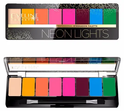 Zdjęcie produktu dla Eveline Cosmetics Neon Lights – cień do powiek, matujący efekt