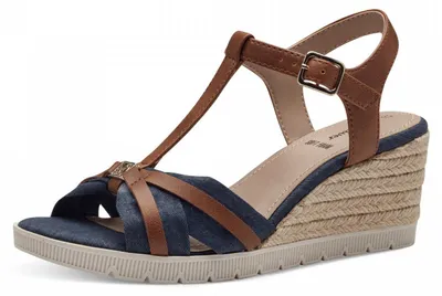Produktbild von s.Oliver S.Oliver Damen Keilpumps in Blau, Größe 38