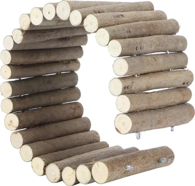 Produktbild von Hamster-Holzversteck, Maus, Nagetiere, Holztür, Zaun, Ratte, Brücke, Leiter, Kauspielzeug, 50 cm, Grundtyp