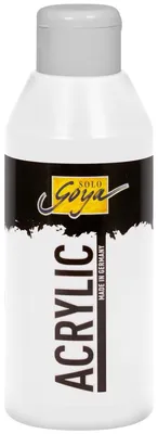 Productafbeelding van SOLO GOYA Acrylverf, wit, 250 ml, artikelnummer 4000798842017