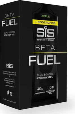Produktbild von SIS Beta Fuel Gel + Nootropics (6x60ml) Apple - Energie & Ausdauer - Energie-Gel