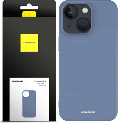 Zdjęcie produktu dla Silikonowe etui SPACECASE Silicone Case do iPhone 13 Niebieski