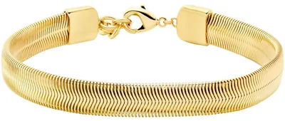 Image de Bracelet pour femme Michael Kors MKJ8487710, laiton doré et blanc, 21 cm