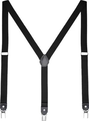 Produktbild von DonDon Hosenträger Herren extra stark - Hosenträger schwarz für Arbeitshosen und Anzug mit starken Clips lang schmal oder Riemen für Herren breit in Y-Form oder X-Form
