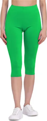 Image de Leggings 3/4 pour femme Bellivalini en viscose BLV50-148 (vert, L)