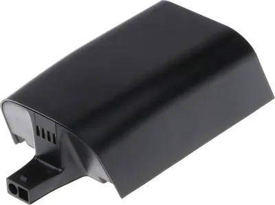 A black battery pack for a drone.