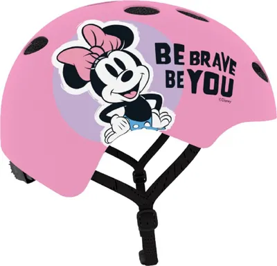 Produktbild von Disney Minnie Mouse Kinderhelm – Leichter Helm für Radfahren, Skaten und Scootern (52-56 cm)