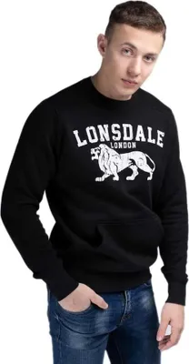 Produktbild von Lonsdale Kersbrook Sweatshirt Schwarz 2XL Mann Schwarz 2XL