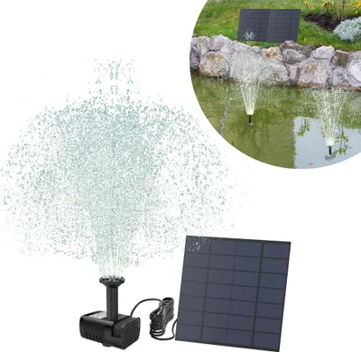 Zdjęcie produktu dla LARS360 1.2W pompa solarna do oczka wodnego zewnętrzna pompa wodna fontanna solarna pompa ogrodowa do oczka wodnego