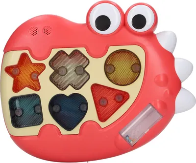 Produktbild von Lichter, Geräusche, Formsortierer, entwickeln Intelligenz, Früherziehung, Kognitionsspielzeug für Kleinkinder, Kinder, Rot