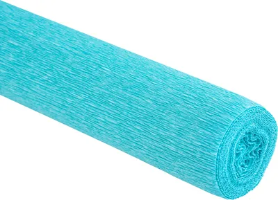 Produktbild von Floristen-Krepppapier, 50 x 250 cm, 128 g/m², farbfest Türkis