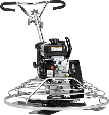 Produktbild von Kraftvolle handgeführte Zementglättmaschine, 38 Zoll, 6 PS, benzinbetrieben, mit Float-Pan-Klinge