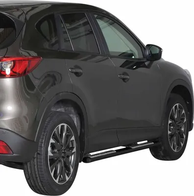 Image de Marchepieds Latéraux pour Mazda CX-5 2015-2016 Acier Inoxydable Noir