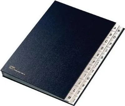 Produktbild von Fraschini Alphabetical Folders, 24 cm, 34 cm, Blau