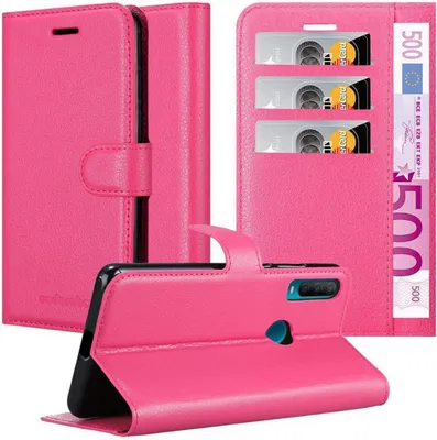Produktbild von Cadorabo Hülle für Alcatel 1S 2020 Schutz Hülle in Pink Handyhülle Etui Case Cover Magnetverschluss