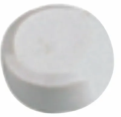 Zdjęcie produktu dla Magnes MAULpro okrągły, 20 sztuk, 0,17 kg, tworzywo sztuczne, ferryt, odporny na pękanie, erodowany, lakierowany, Ø 1,5 x 0,75 cm, biały