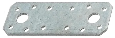 Flachverbinder, Stahl sendzimirverzinkt, 96x35x2,5 mm, 6 St., silber