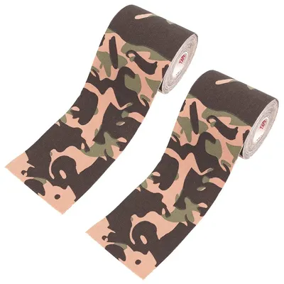Obrázek produktu pro Kineziologická páska, 2 role – elastická podpora svalů – voděodolná – páska pro léčbu zranění – sportovní páska – 2,95 palce (7,5 cm) šířka na roli – sportovní páska
