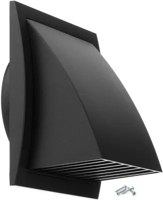 Productafbeelding van Weerbestendig Ventilatie Rooster Ø 125 mm - Afvoer/Toevoer met Terugslagklep