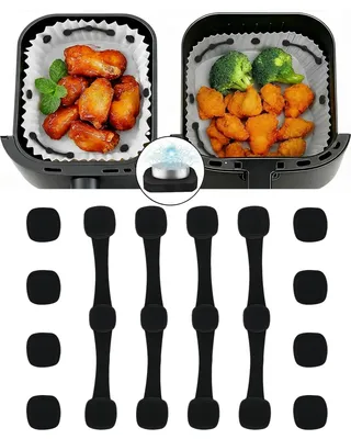 Produktbild von 12 Stück Magnetische Silikonclips für Heißluftfritteusen