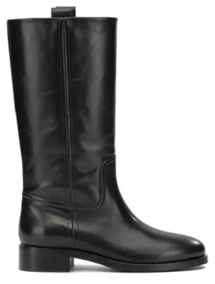 Image de AEYDE bottes en cuir femme noires - 39
