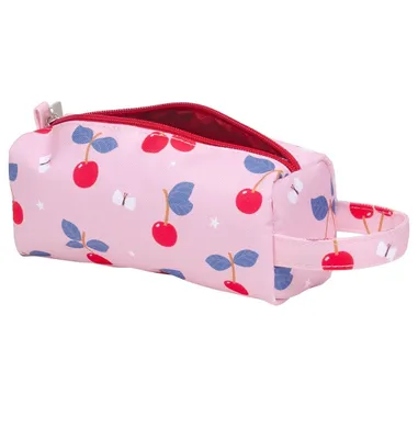 Immagine prodotto di Astuccio per matite per bambini ALLC colorato con grande appendino (rosso ciliegia)
