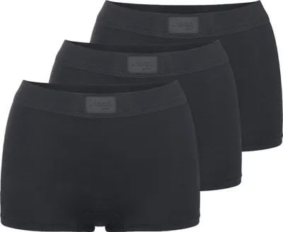 Produktbild von sloggi 3er Pack Double Comfort T Short Slip Bequemer Slip mit längerem Bein, Markenschriftzug auf dem Taillenband, Atmungsaktiv