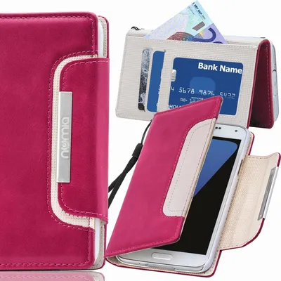 Produktbild von Samsung Galaxy J1 2016 Numia Bookstyle Pink-Weiss
