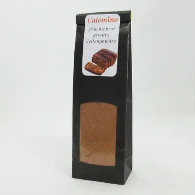 Produktbild von Calemino Früchtebrotgewürz Zeltengewürz 75g Birnenbrot Hutzelbrot Kletzenbrot