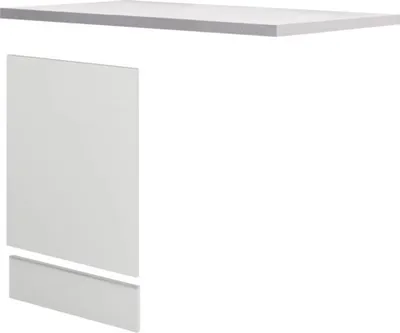 Produktbild von Flex Well Geschirrspülerblende inkl Sockelleiste und Arbeitsplatte Geschirrspülerblende für teilintegrierten Geschirrspü