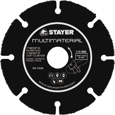 Produktbild von Trennscheibe Stayer Ø115 x 22,2 mm Alle Arten von Materialien