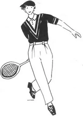 Produktbild von 20 Servietten Atelier Tennis - Tennisspieler 33x33cm