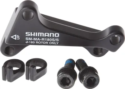 Immagine prodotto di SHIMANO SM-MA-R180S/S adattatore per IS-freno/IS-forcella HR, per BR-M 535 da 180 mm, nero