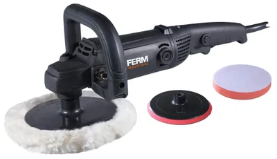 Produktbild von FERM Professionelles Polier-/Poliererset 180mm 1400W - Elektronik mit konstanter