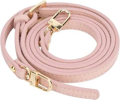 Immagine prodotto di Fondina fai da te Lederer con moschettone - Tracolla regolabile - Accessori fai da te - Rosa - Lunghezza 107-125 cm